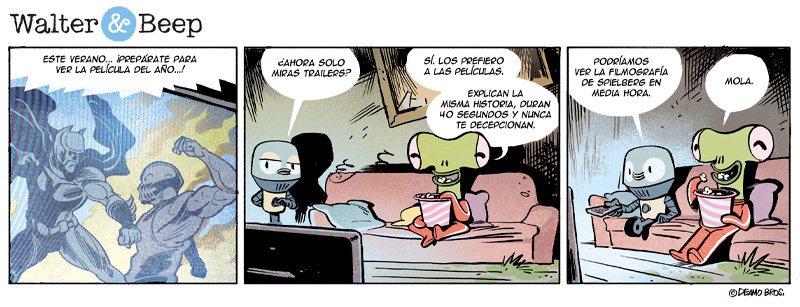 Walter & Beep - trailers, trailers, trailers